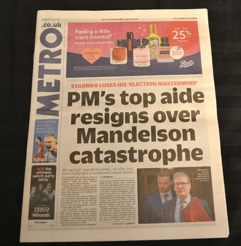 The metro newspaper - the,