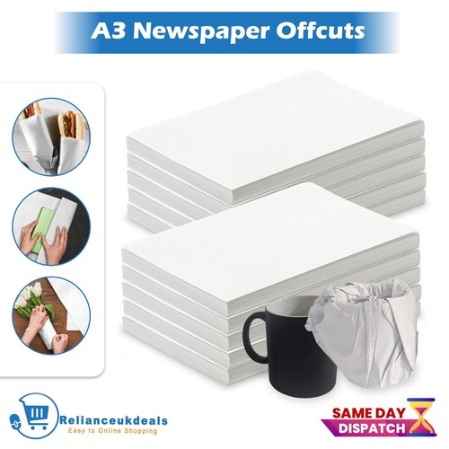 Sheets white newspaper - sheets,