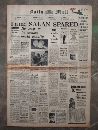 Newspapers 1962 back issues