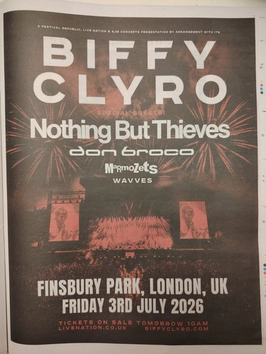 Biffy clyro finsbury - biffy,